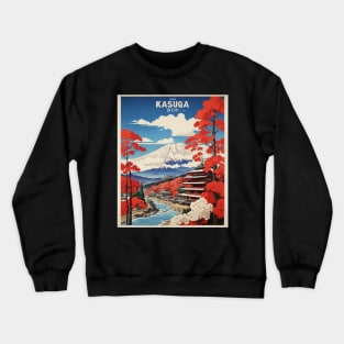 Kasuga Japan Vintage Poster Tourism Crewneck Sweatshirt